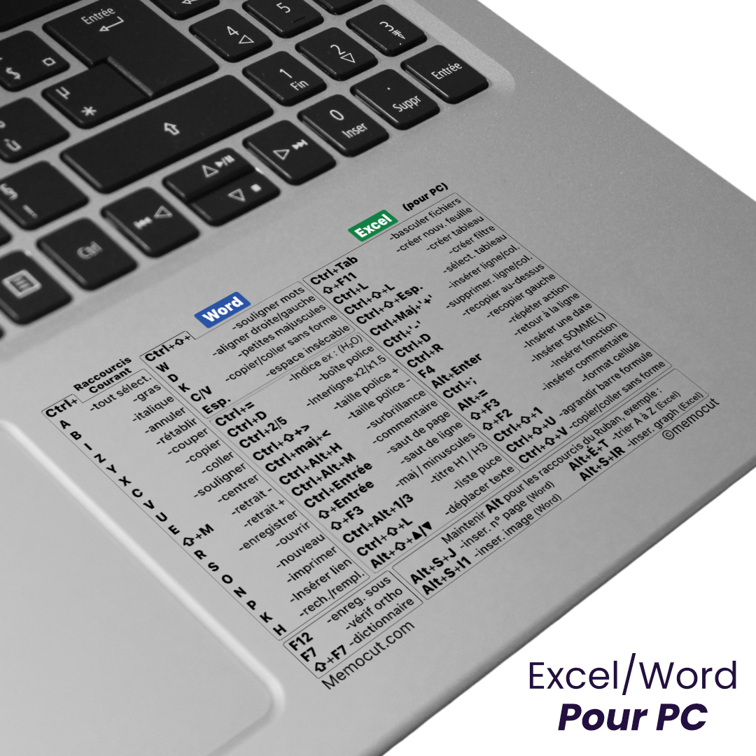 Stickers Excel / Word (pour PC) - Memocut