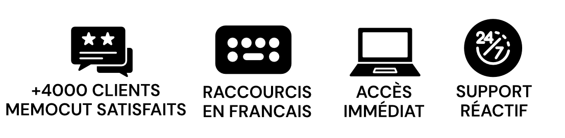 Badge de réassurance memocut